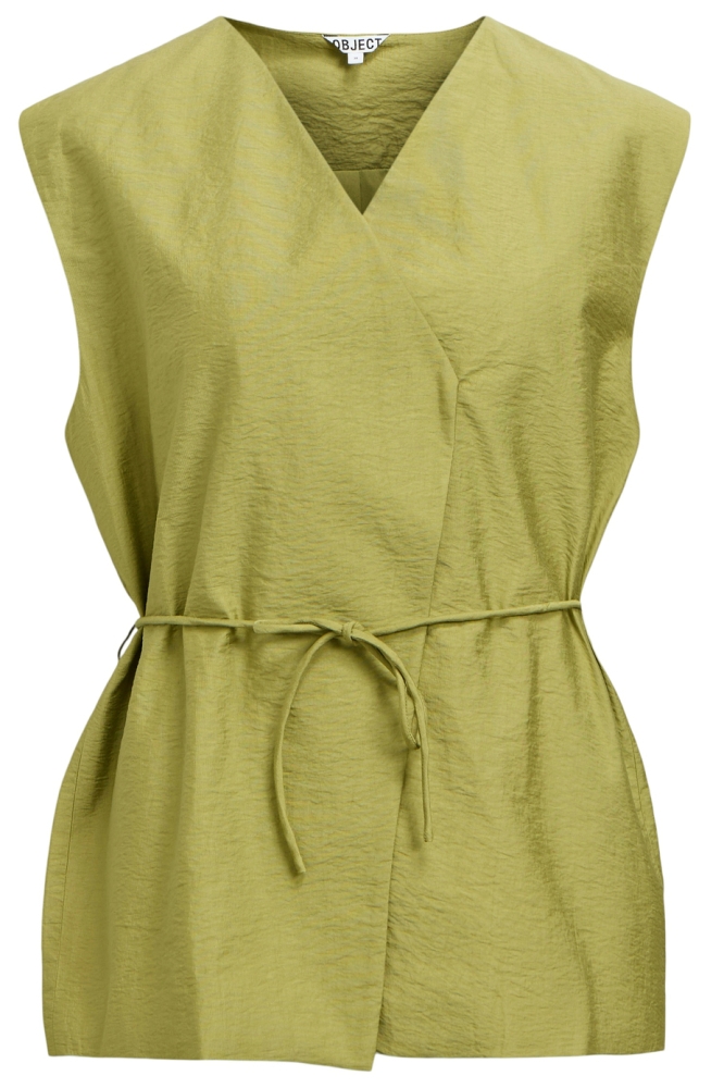 OBJYUI LO WAISTCOAT 137 23046028 MOSSTONE